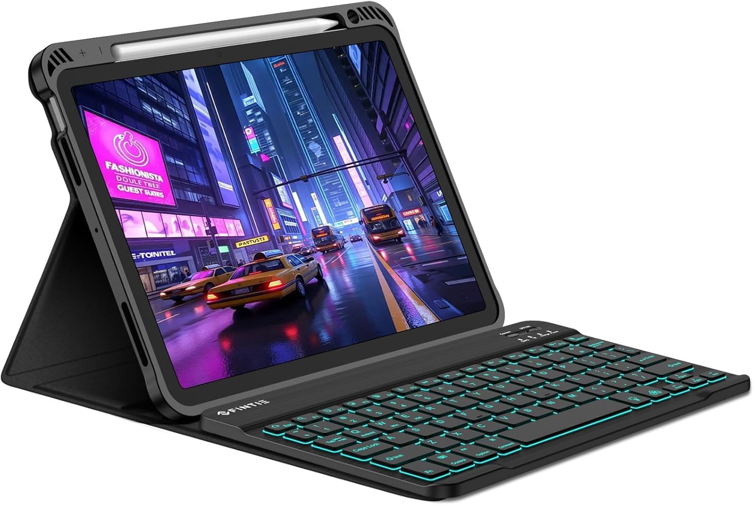 Backlit Keyboard Case for iPad Air 5th/4th Gen (2022/2020) 10.9 Soft TPU Cover