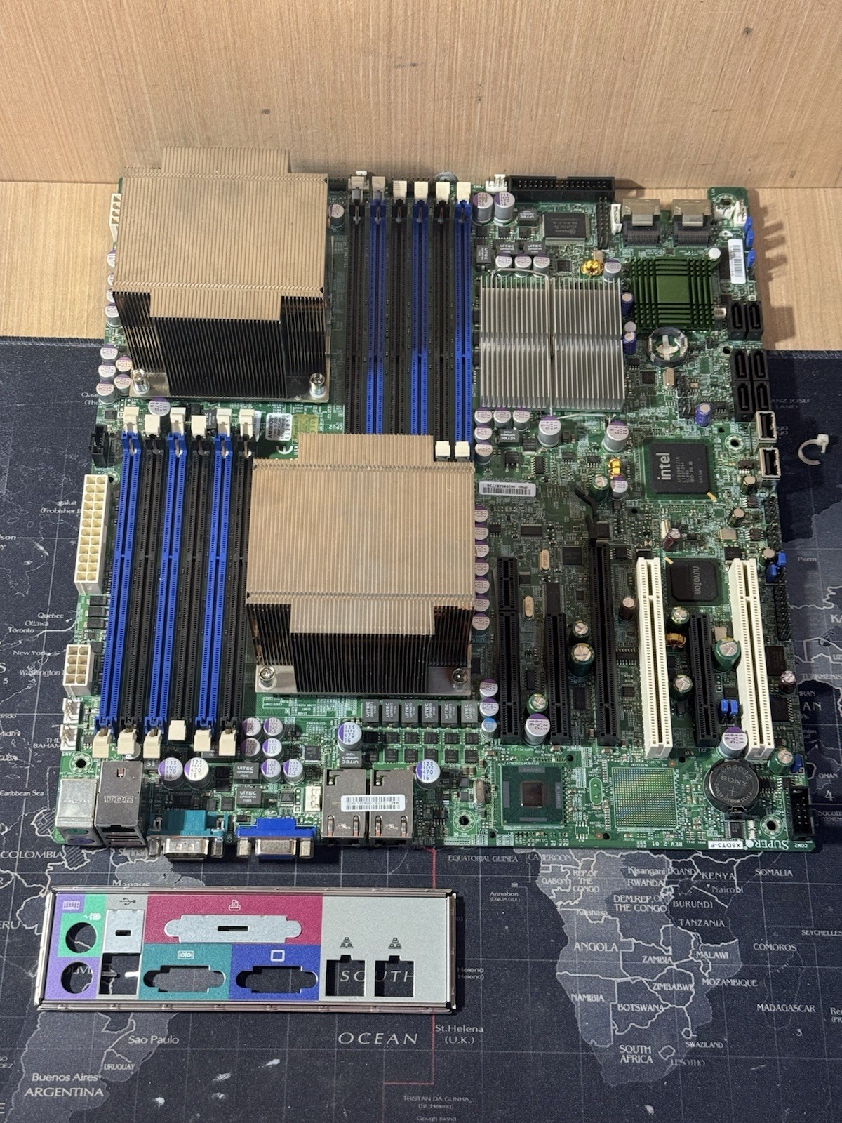Supermicro X8DT3-F LGA1366 Motherboard DDR3 2xIntel Xeon SLBV4 E5620 Serverboard
