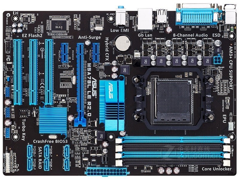 ASUSTeK COMPUTER M5A78L LE R2.0 AM3+  AMD 780L Motherboard ATX DDR3