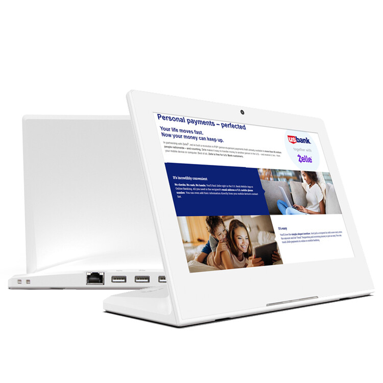 L-shape 10.1 Inch Tablet PC RK Chip with RJ45 Port POE NFC for Bussiness Office
