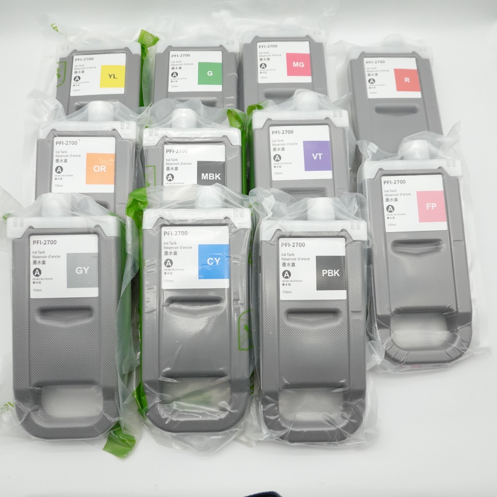 PFI-2700 Compatible Ink Cartridge Set for Canon imagePROGRAF GP & PRO Printers