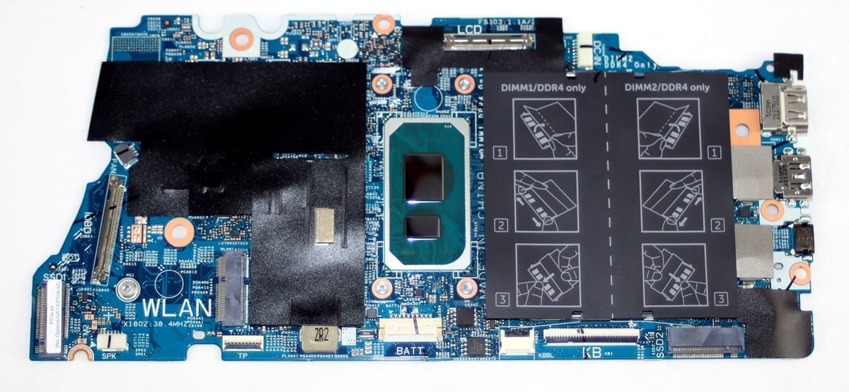 NEW Dell N9CJ5 Vostro 5402 5502 Core i5-1135G7 Motherboard w Intel UMA Graphics