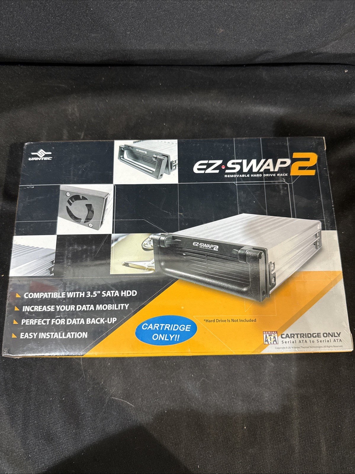 Vantec EZ Swap2 Cartridge for 3.5" SATA Removable HDD Mobile Rack MRK-300ST-BK-C