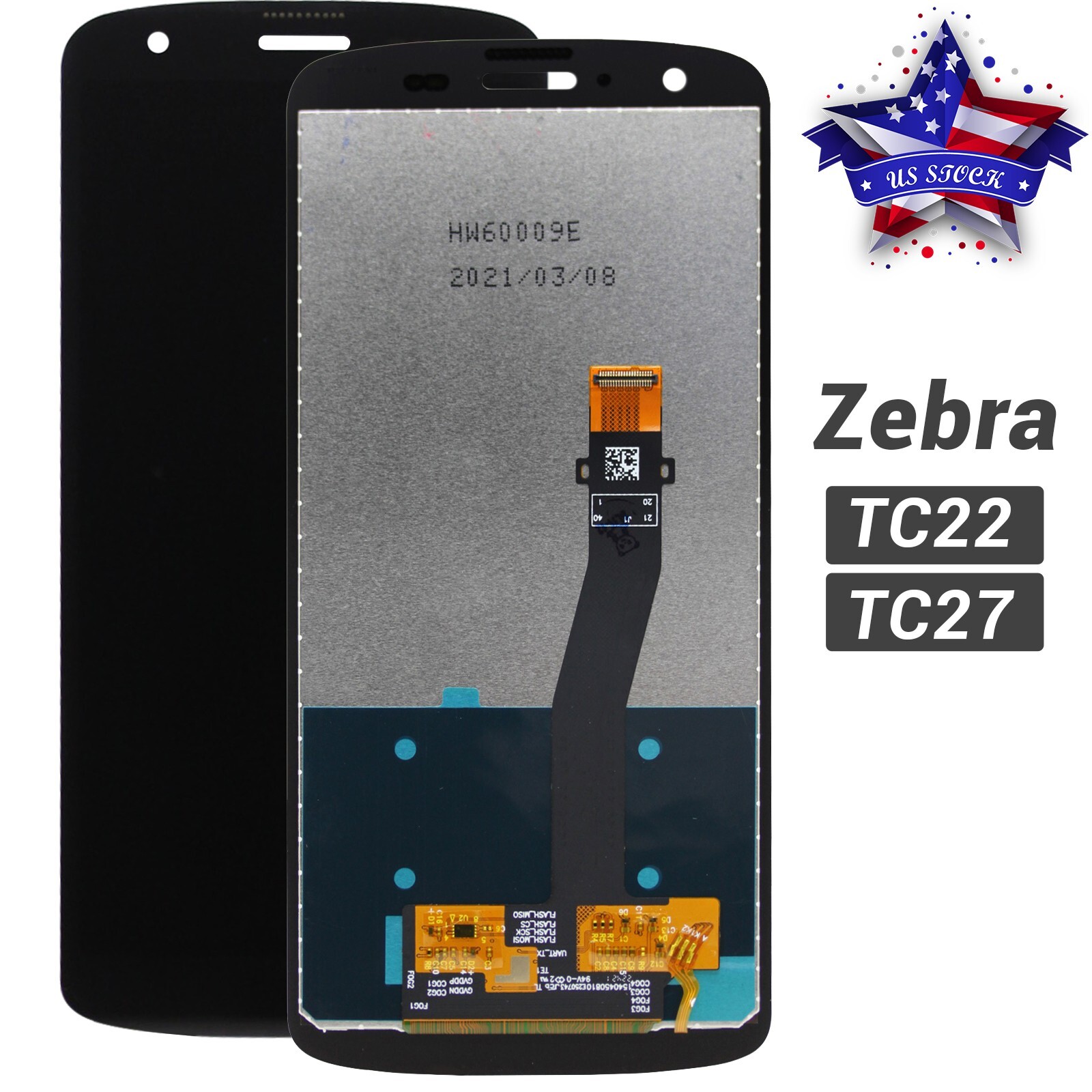 For Zebra TC22 TC27 Original LCD Display Touch Screen Digitizer Glass Replace