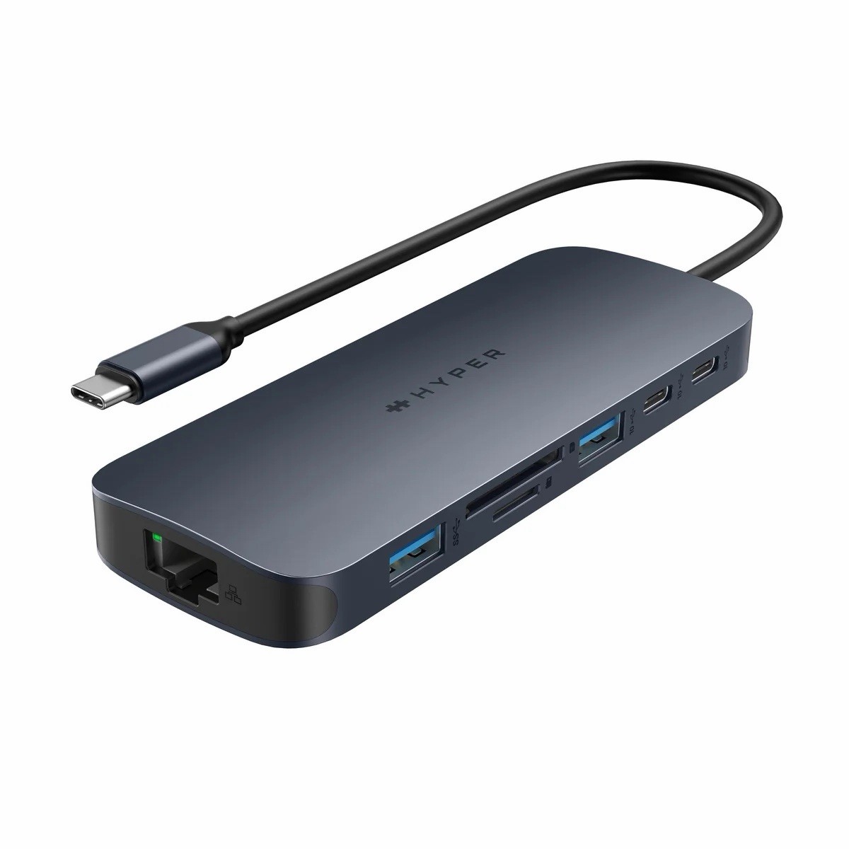 Hyper - HyperDrive Next 11 Port USB-C Hub- MacBook/PC HD4006GL Midnight Blue