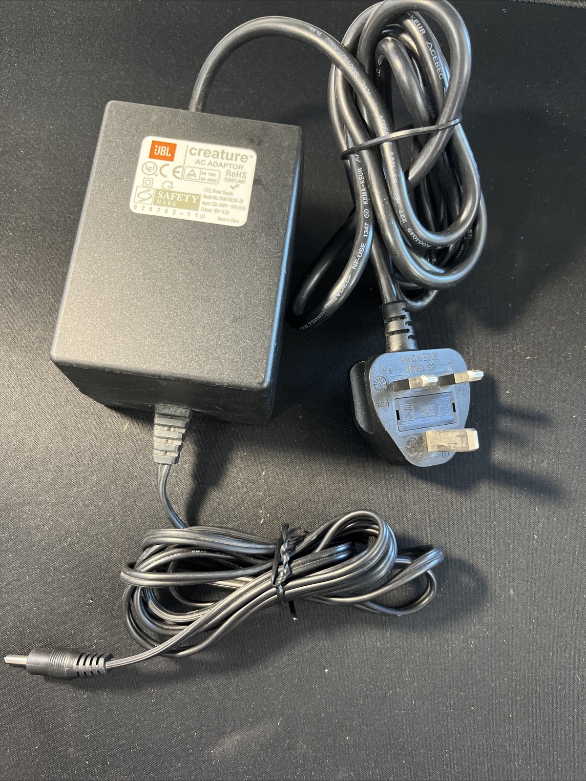 EURO PLUG Original JBL Creature Power Supply Adapter TA661835OT 18VAC 3.5A OEM