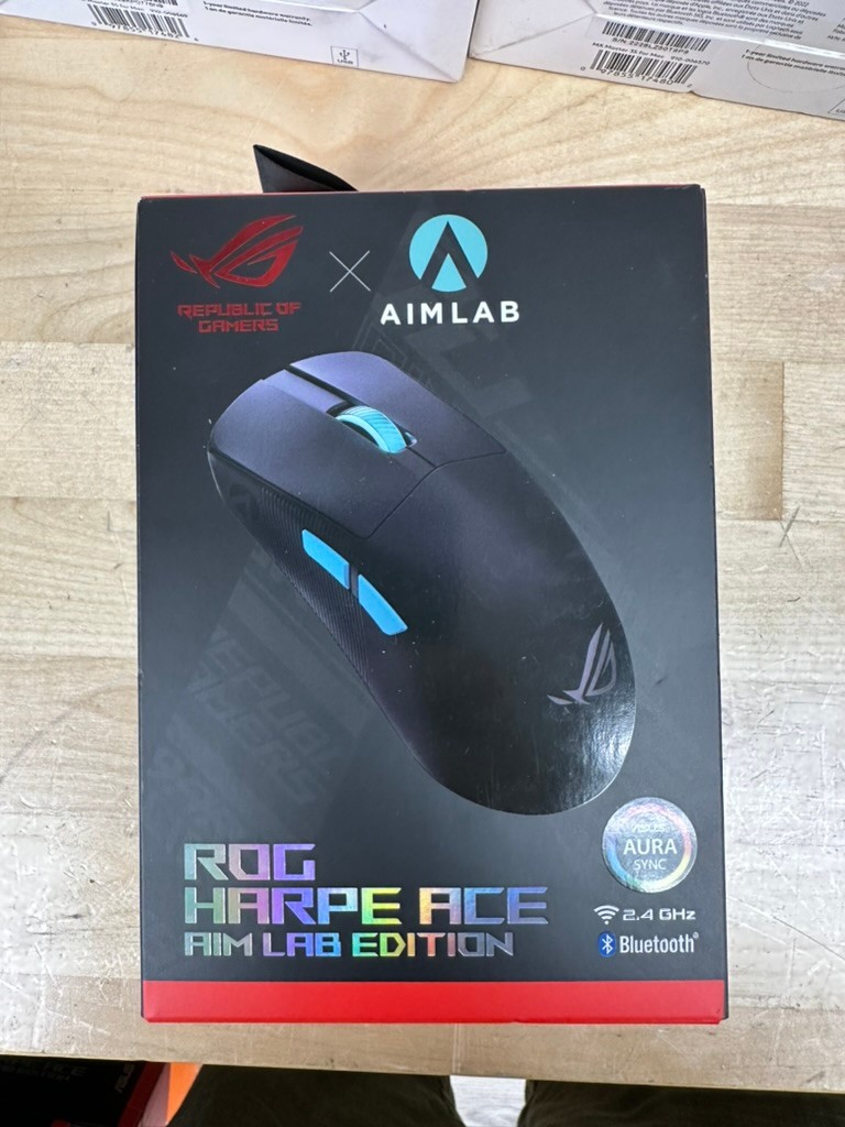 ASUS ROG Harpe Ace Aim Lab Edition Ultralight Wireless Gaming Mouse Black NEW