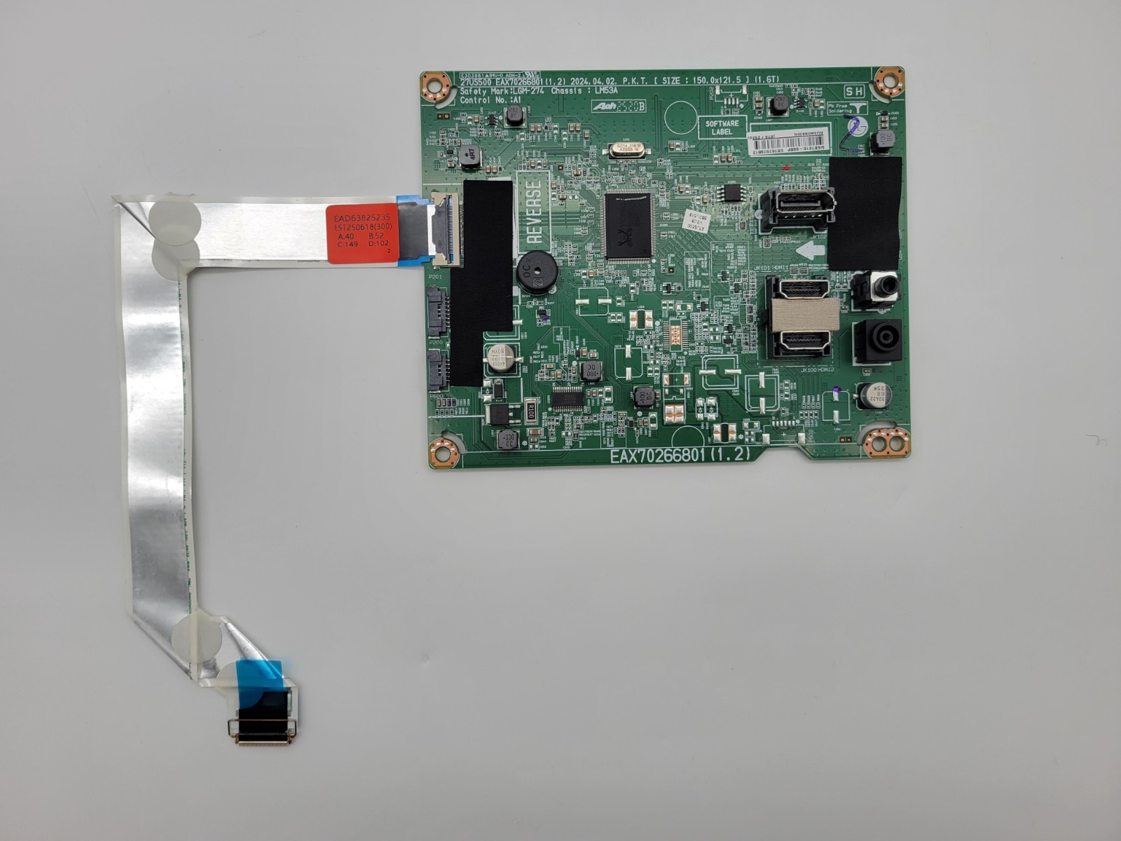 Main Board For LG 27US500-W Ultrafine Monitor 27-Inch, EAX70266801