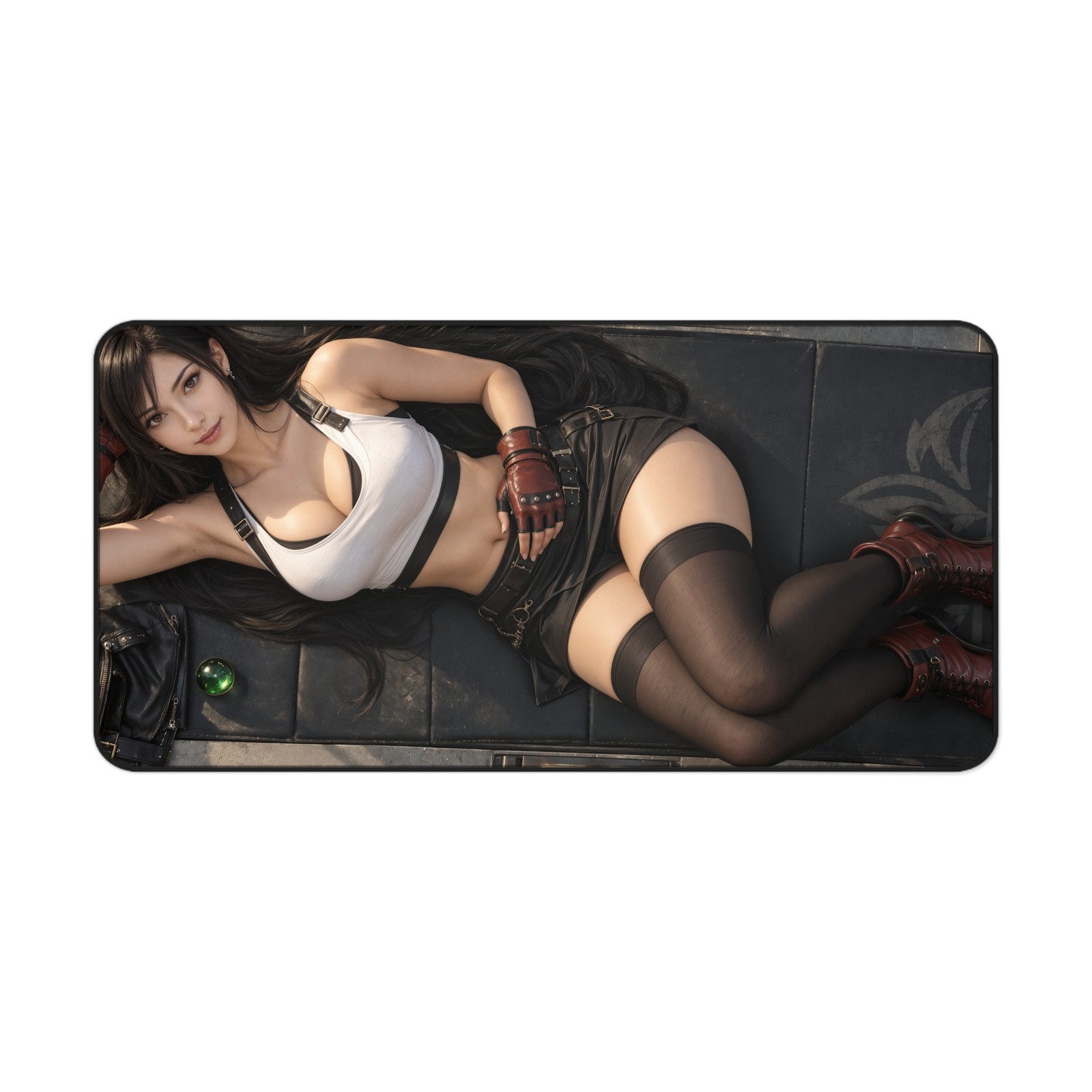 Tifa Lockhart Large Mousepad Desk Mat Gaming Keyboard Pad Computer Decor