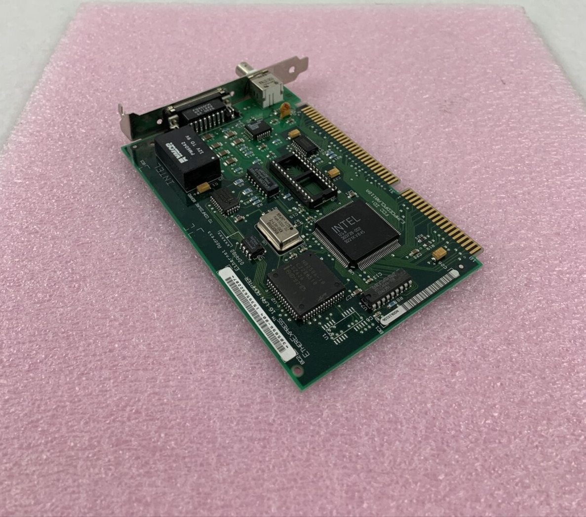 INTEL 16BIT AUI TP ETHERNET EHER EXPRESS ISA Adpater