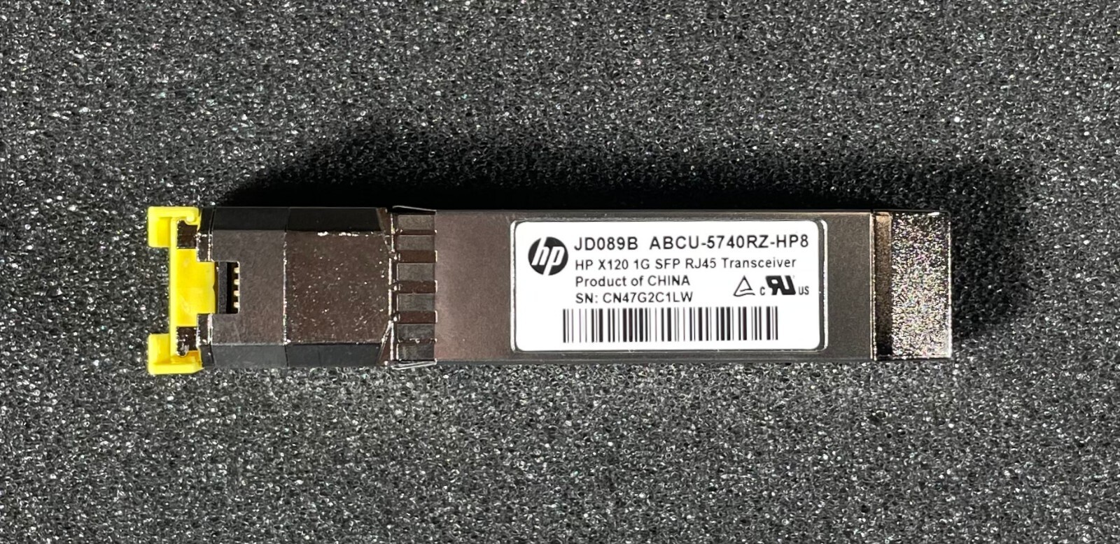 HP X120 JD089B 1G SFP RJ45 100M Transceiver Module / ABCU-5740RZ-HP8 -Fast Ship