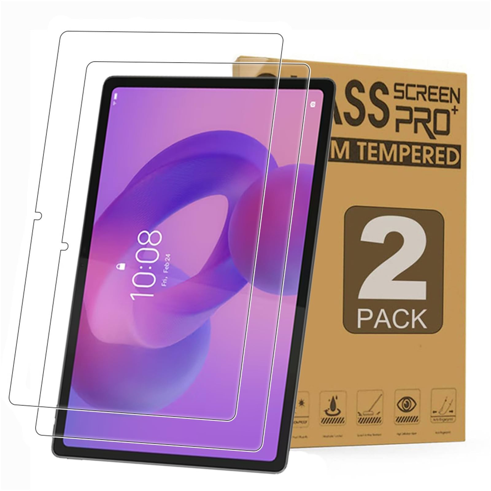Screen Protector 2 Pack for Lenovo Idea Tab Plus 12.1 Inch 2025 TB361FU TB361ZU
