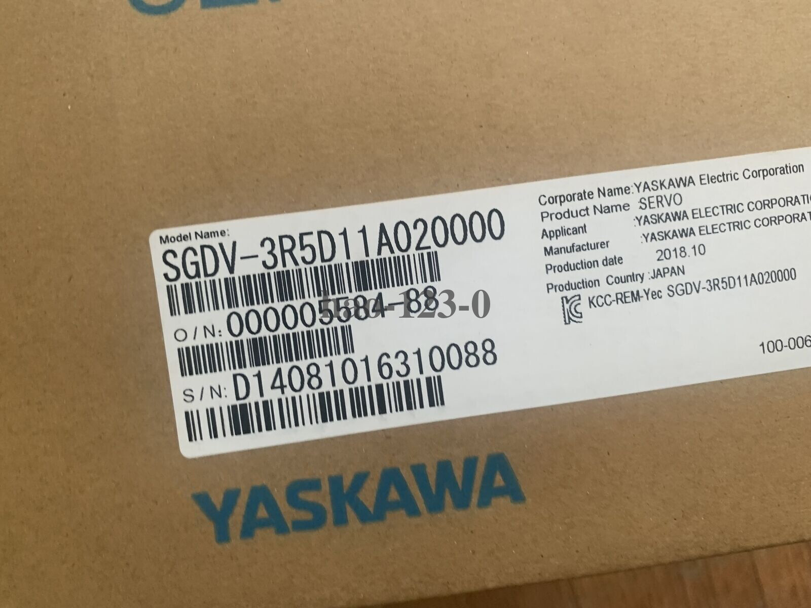 1PC Yaskawa SGDV-3R5D11A020000 Servo Driver New In Box Fedex/DHL 1 Year Warranty