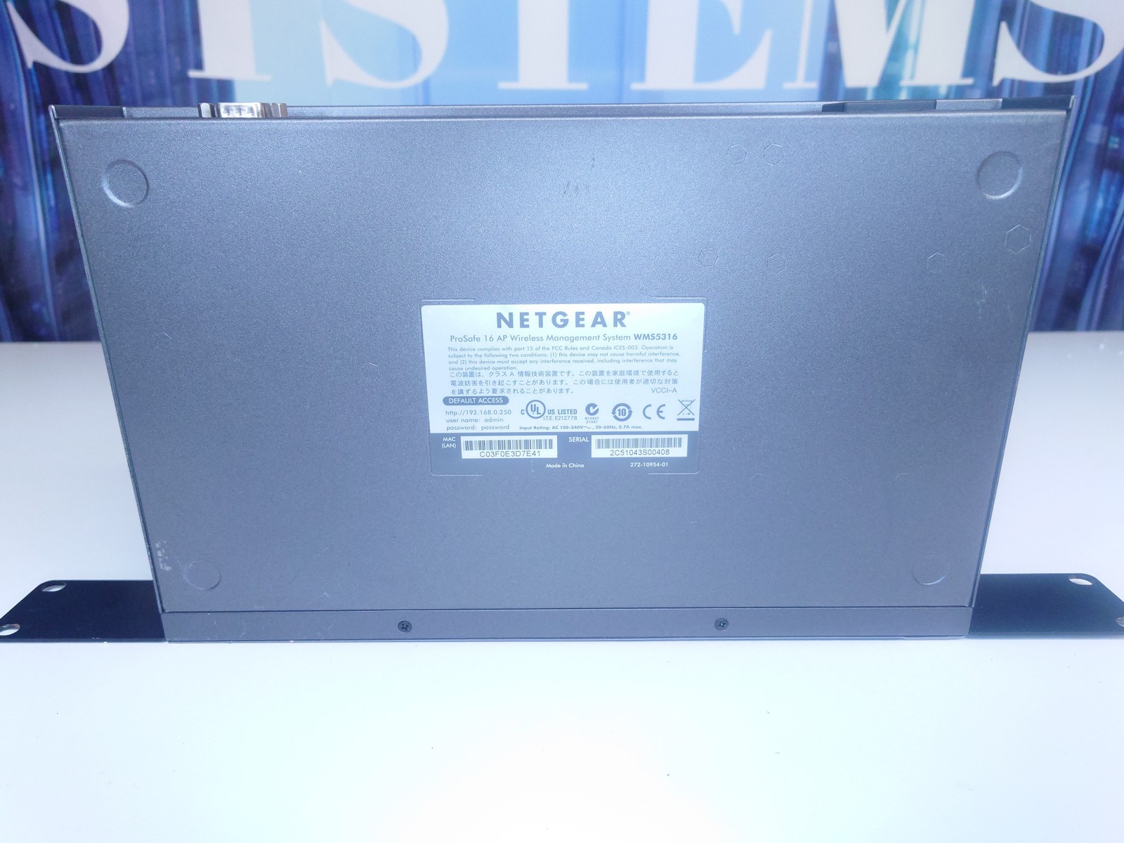Netgear WMS5316 Prosafe 16-AP Wireless Manager