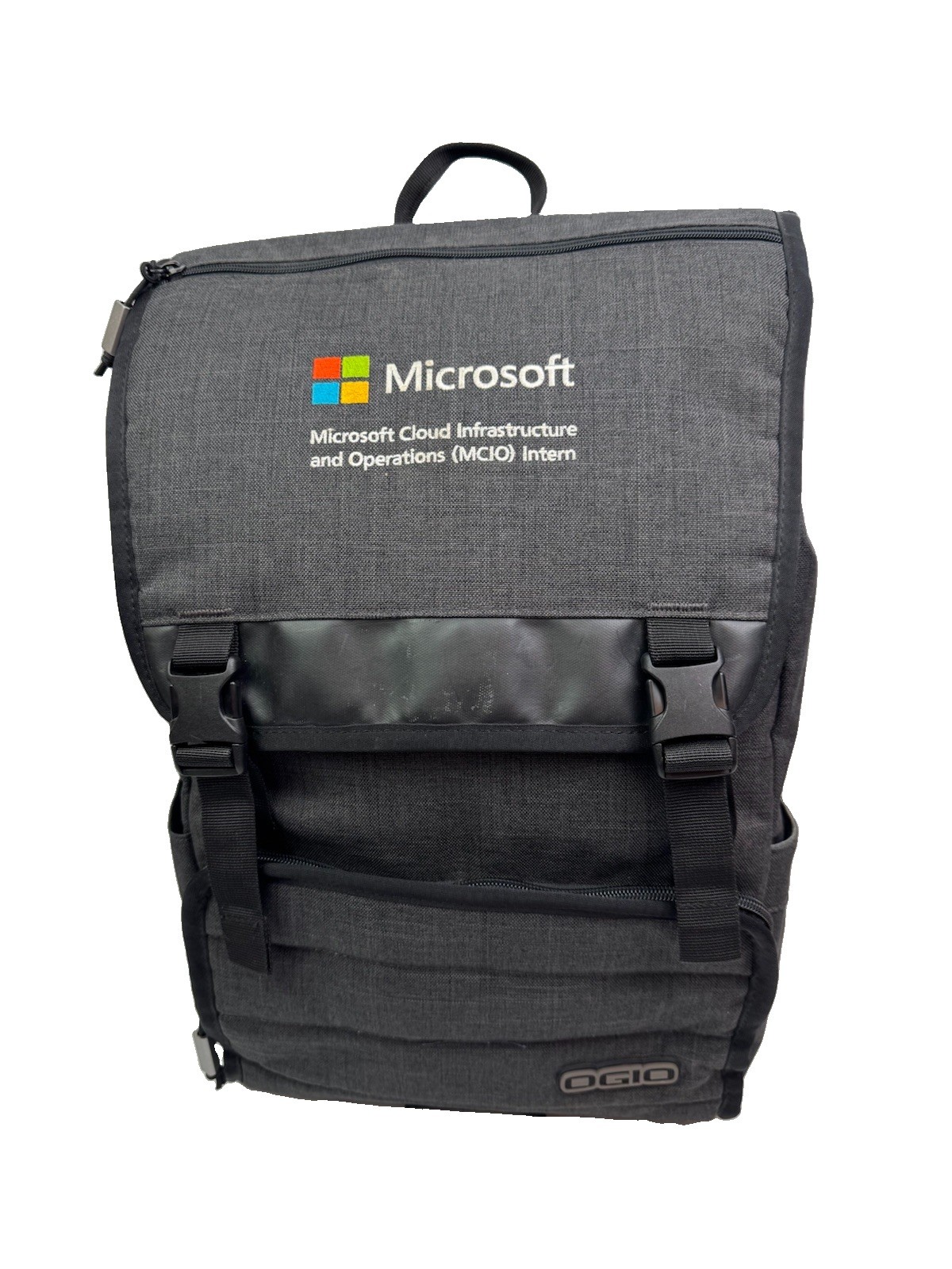 OGIO Microsoft Laptop Backpack Gray Computer Bag Padded Tech Workwear Travel