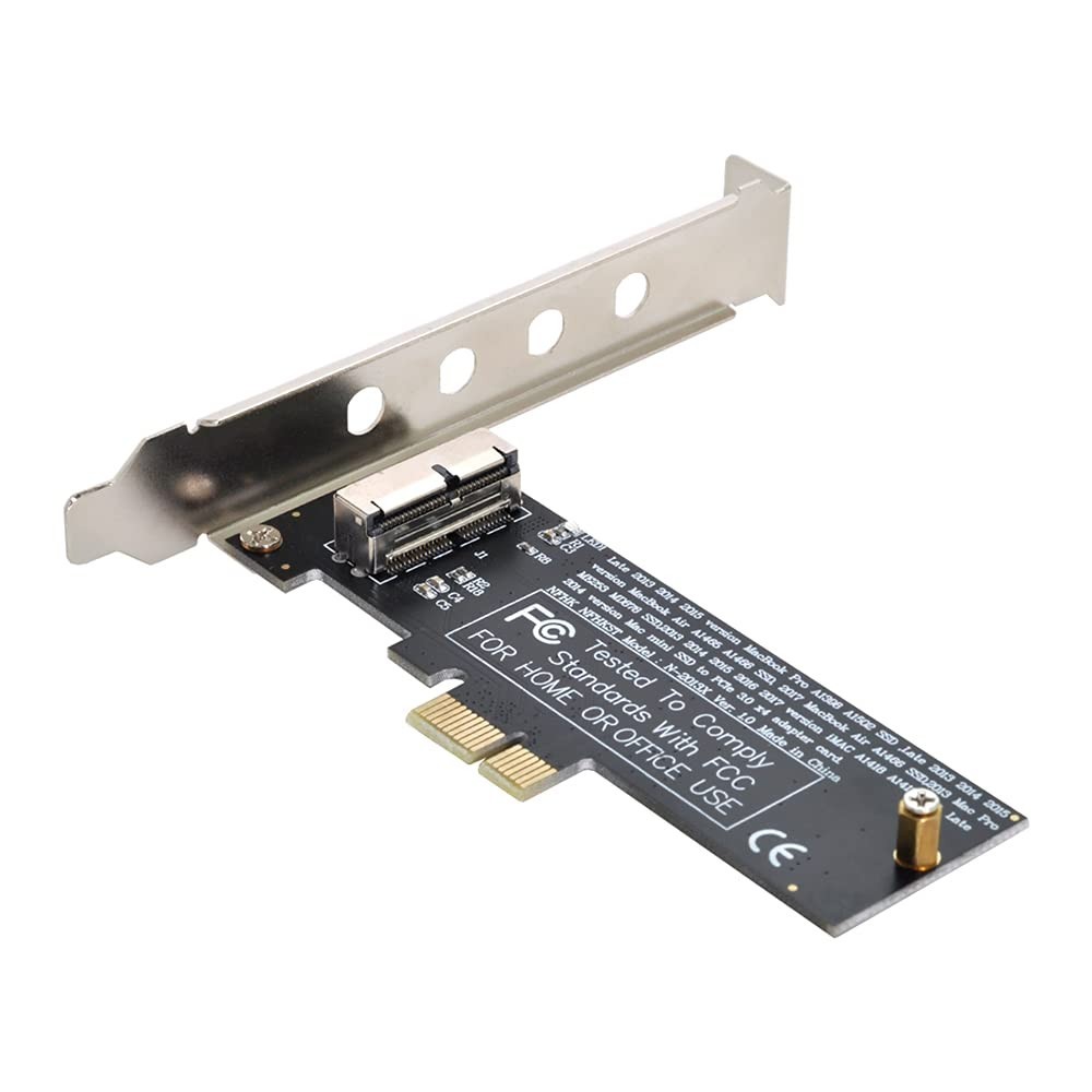 PCIe 1X to 12+16Pin SSD Adapter Card for Mac Pro Air A1493 A1502 A1465 A1466