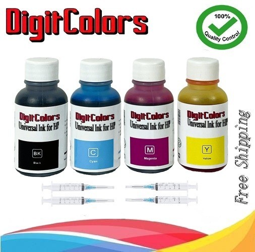 4x30ml Premium Universal Bulk Ink Refill Kit for HP Printer Cartridges 