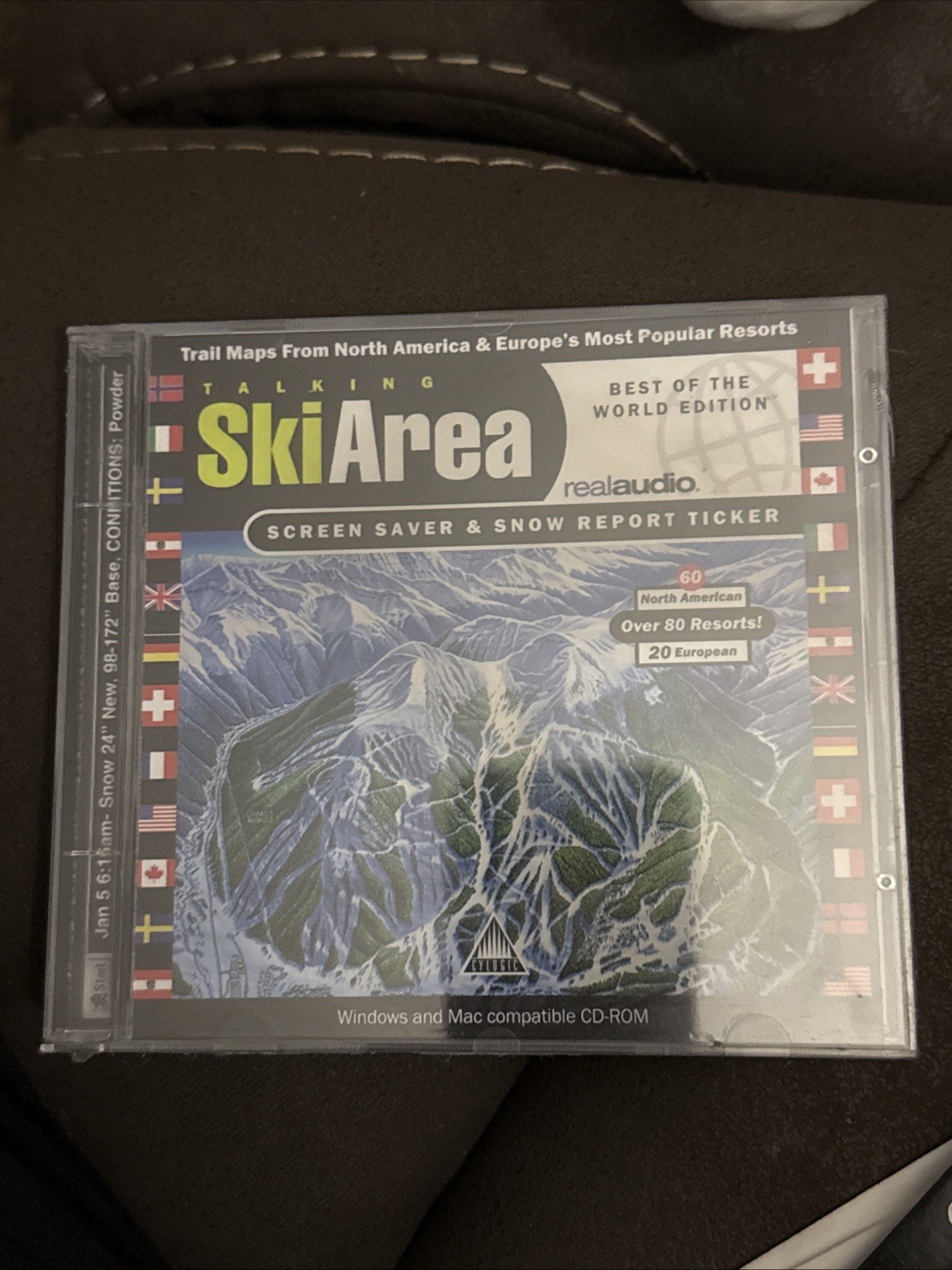 Talking Ski Area Real Audio Cd/Rom.  (PC) Game Factory Sealed