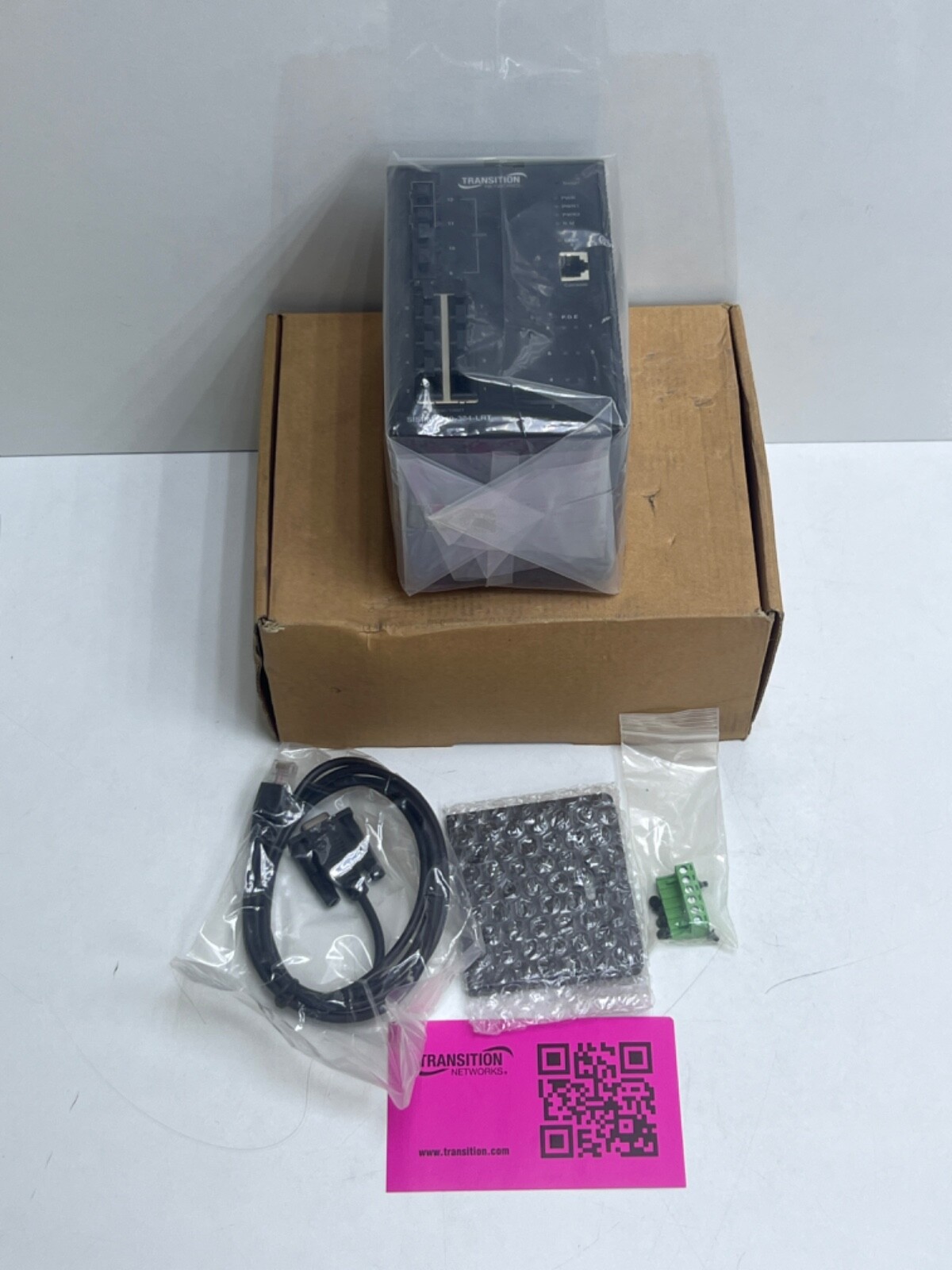 TRANSITION NETWORKS SISPM1040-384-LRT INDUSTRIAL SWITCH