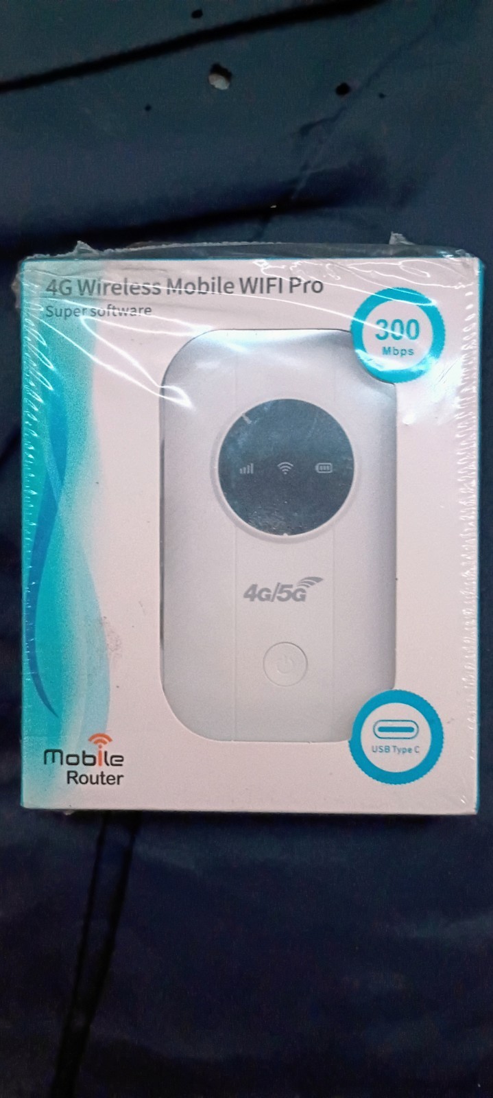 4G Wireless Mobile Router M5-E White Unlocked USB Type C Lasting Power Supply