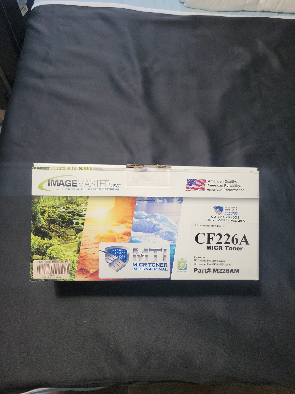 IMAGE MASTER MTI MICR TONER INTERNATIONAL CF226A Replacement Cartridge NEW