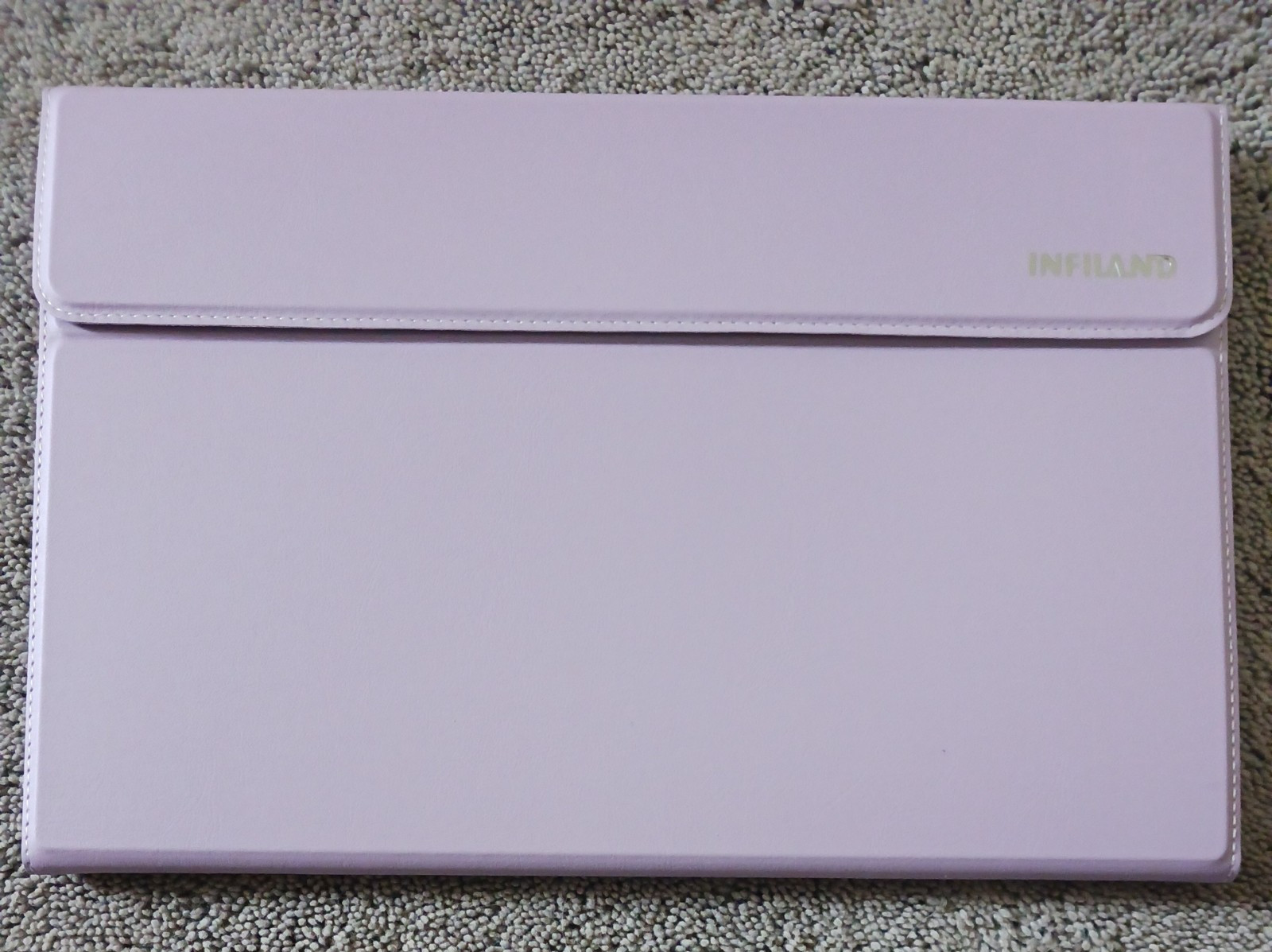 INFILAND Galaxy Tab S10+ S9+ S9 FE+ Plus Case Gray Tri-Fold Stand Cover