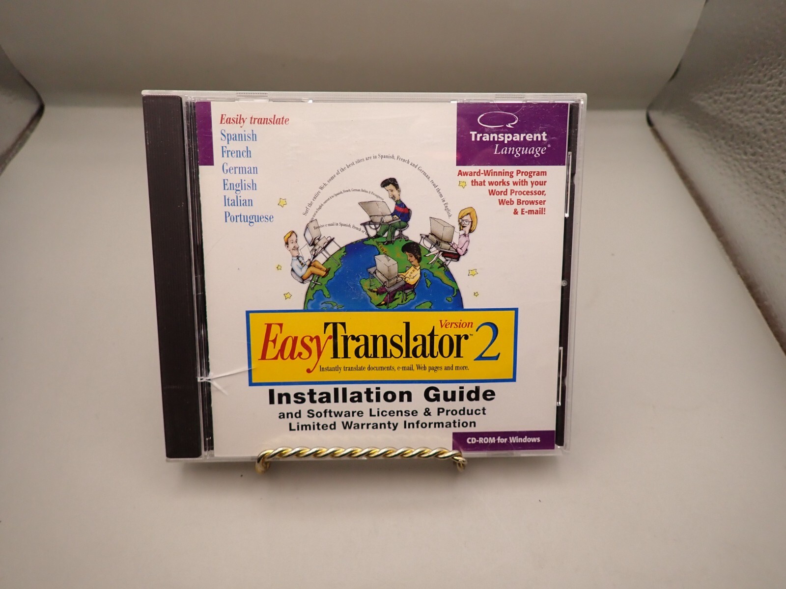 Easy Translator 2 for windows cd-rom F5C