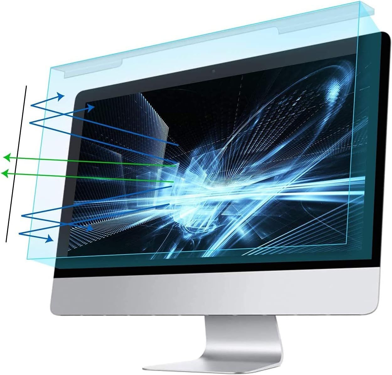 23-24 inch Computer Blue Light Blocking Screen Protector Anti-UV Eye Protection