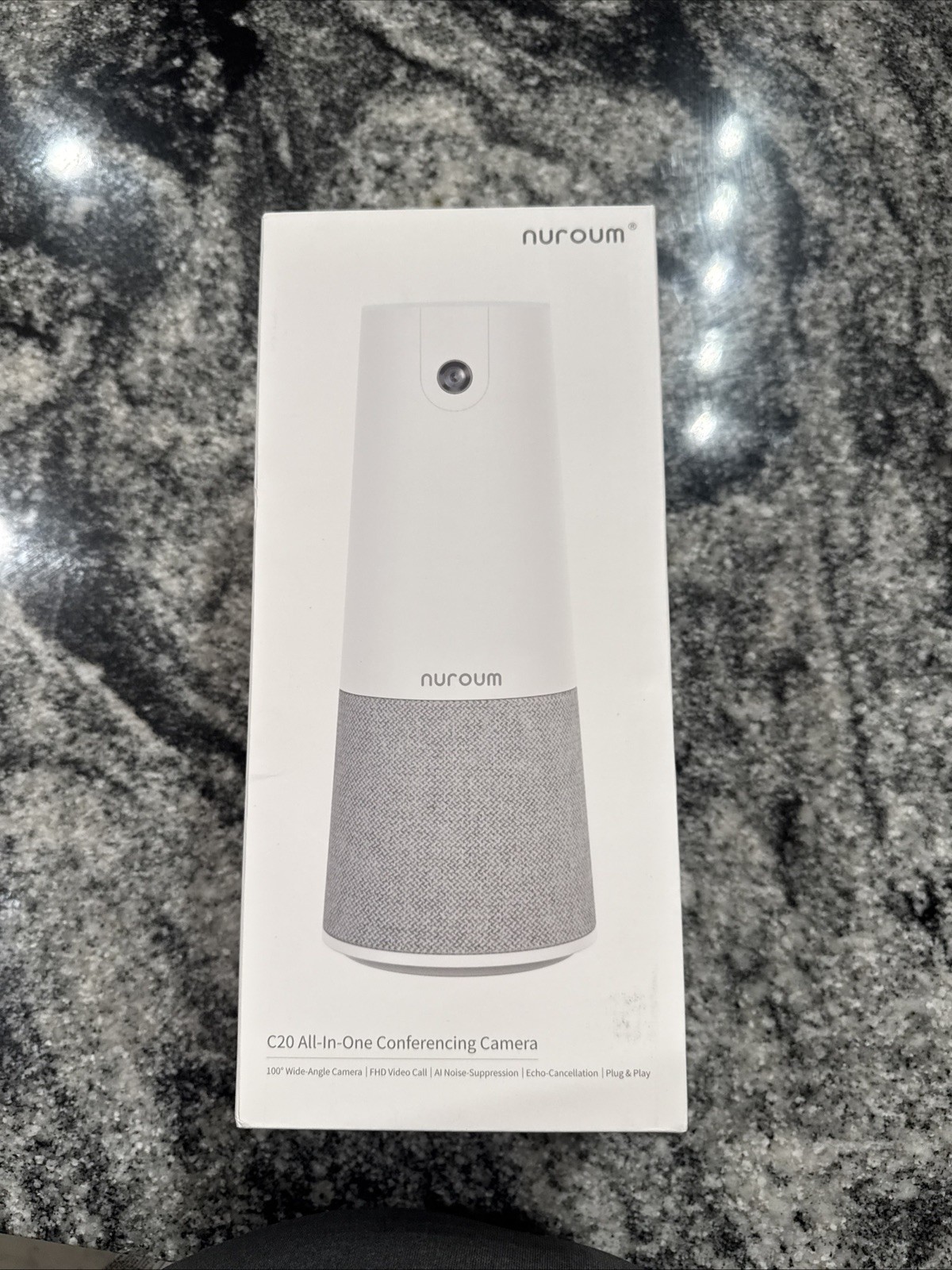NEW NUROUM AW-C20 Conference Webcam w Mic & Speaker HD 1080P Video Call All-in 1