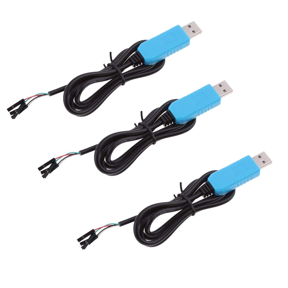 PL2303TA USB to TTL COM RS232 Download Cable Works Well Blue 3pcs
