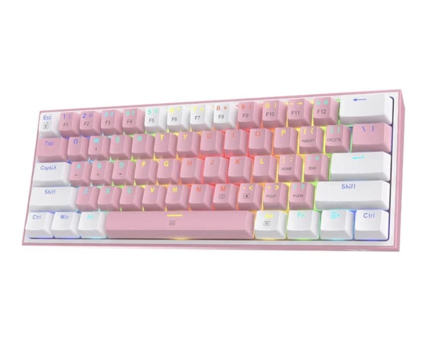 Redragon K617 FIZZ 60% Compact Mechanical Keyboard Red Switch JP Unopened