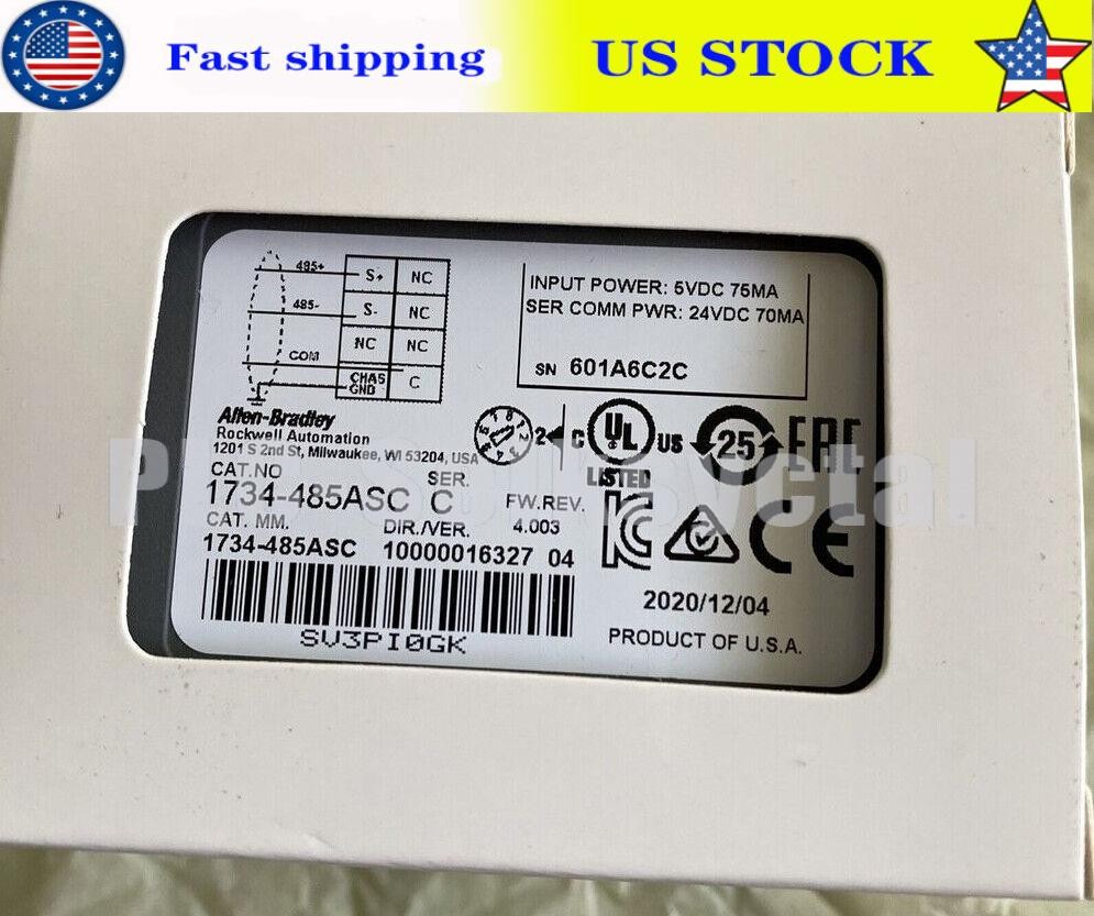 AB 1734-485ASC Series C Point I0 RS4 85 Comm Module 1734-485ASC NEW Spot Goods