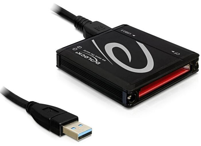 USB 3.0 CompactFlash Card Reader Delock 91695 SuperSpeed