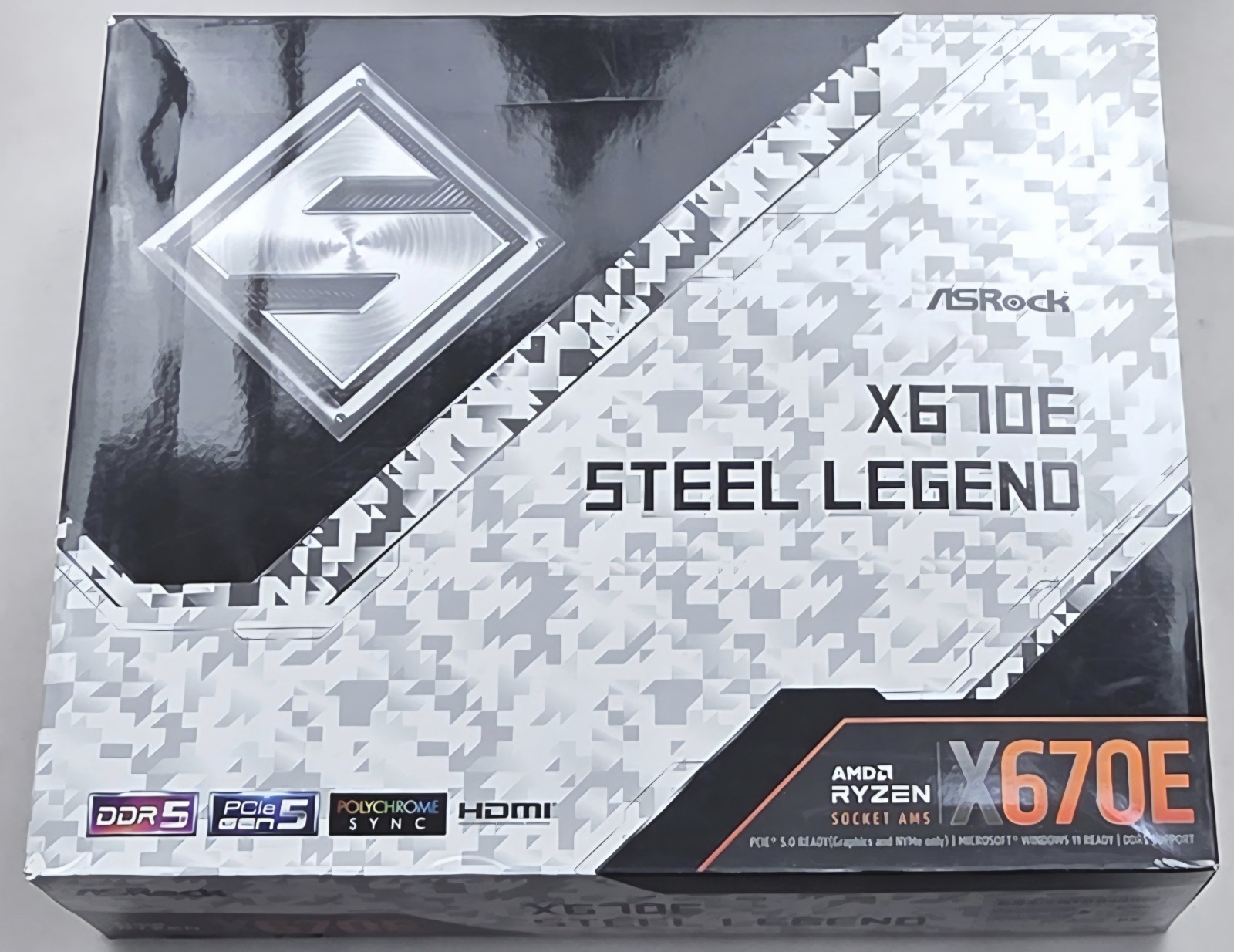 AS IS FOR PARTS    ASRock X670E Steel Legend AM5 Motherboard ATX DDR5 Pin Damage