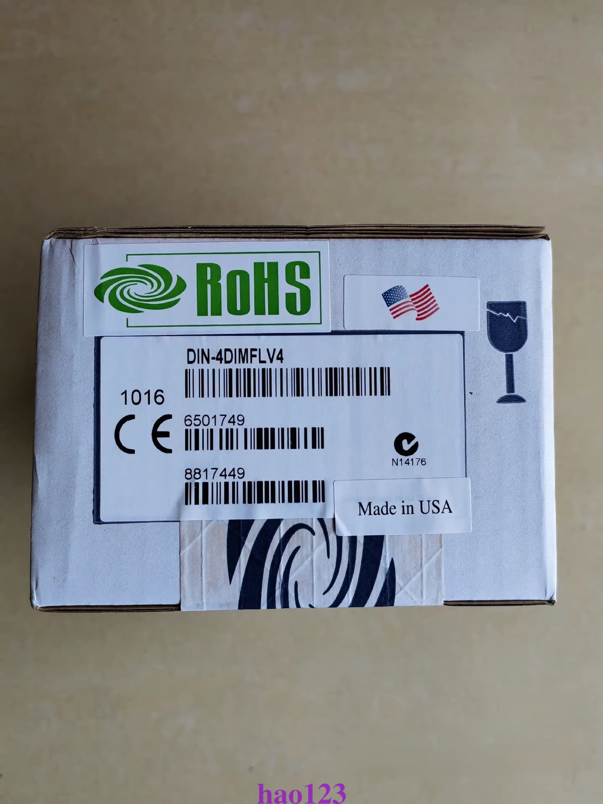 DIN-4DIMFLV4 Crestron Dimming Module Brand New Fast Shipping Via DHL or FedEx