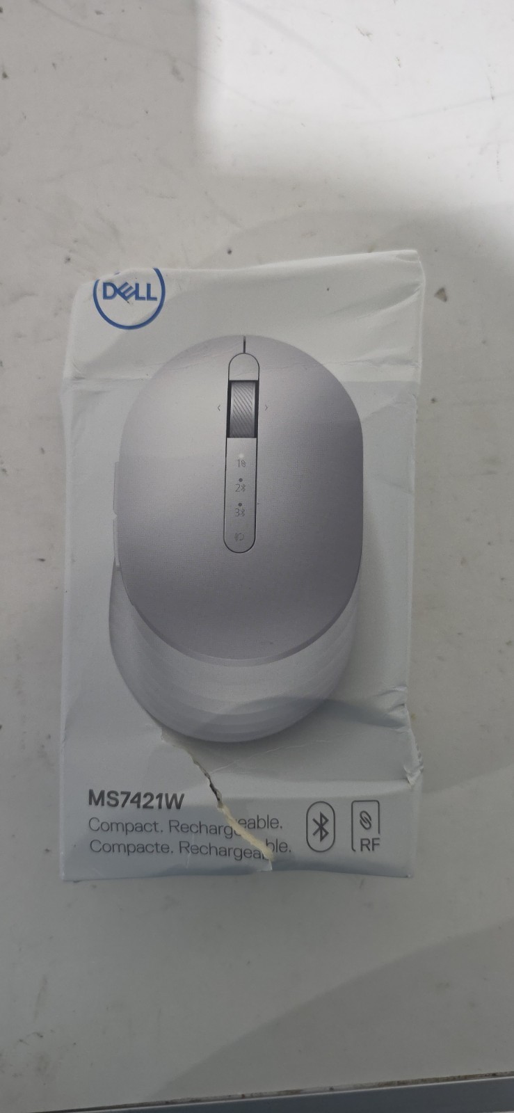 Dell MS7421W Premier Wireless Rechargeable Mouse – Ergonomic, Long Battery Life