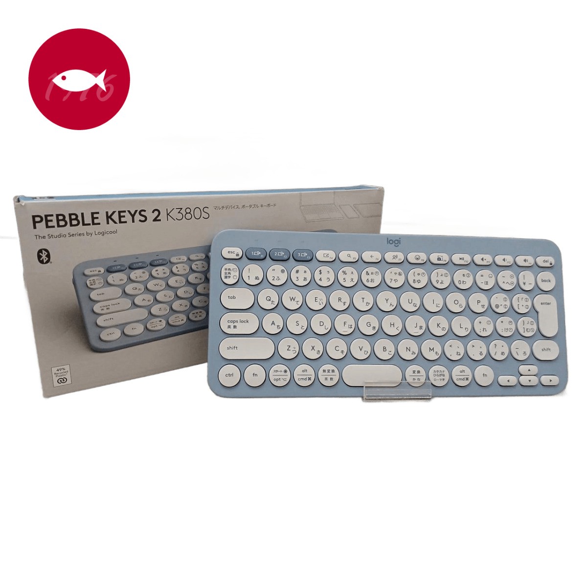 LOGICOOL Wireless Keyboard Bluetooth Japanese Layout Windows Mac iOS Android