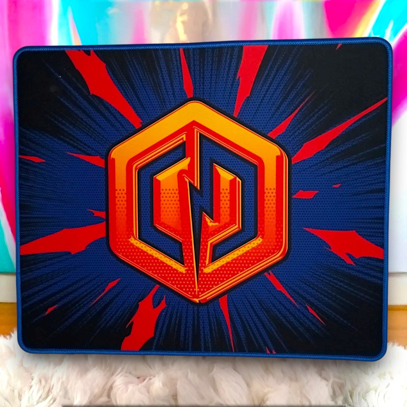 CyberPowerPC FPS Burst Gaming Mouse Pad XL 14" x 12" Non-Slip PC Gamer Desk Mat