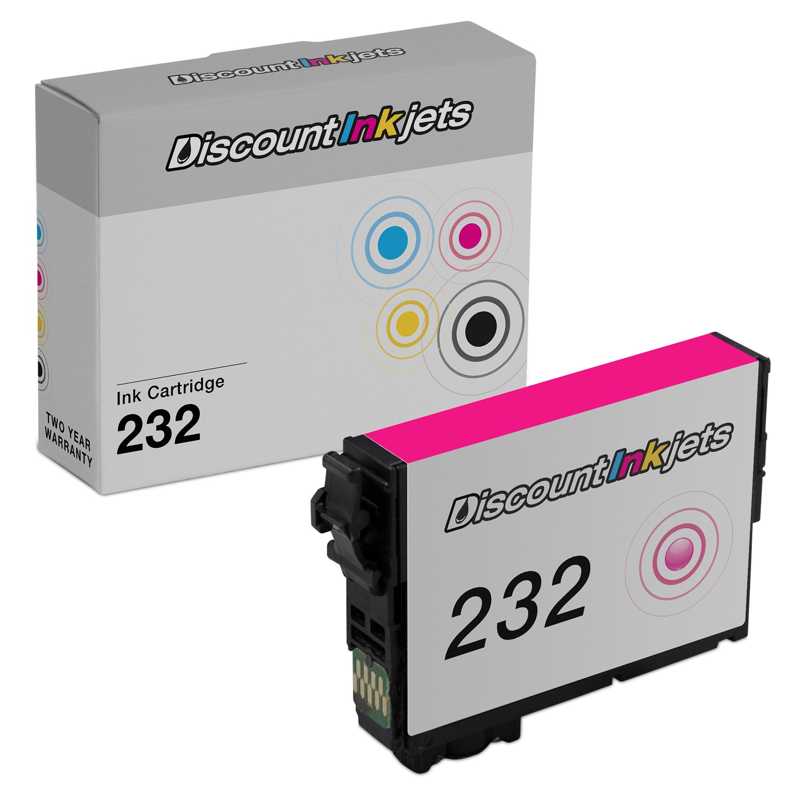 Ink Cartridge Replacement for Epson 232 Standard Yield (Magenta, Single)