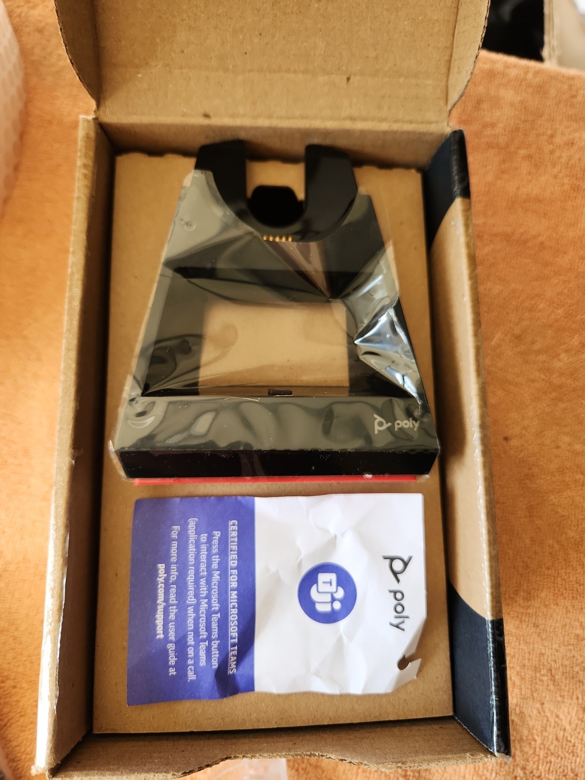 New Poly Voyager Office Base (CB7222-M CD) Microsoft Teams Edition New Open Box