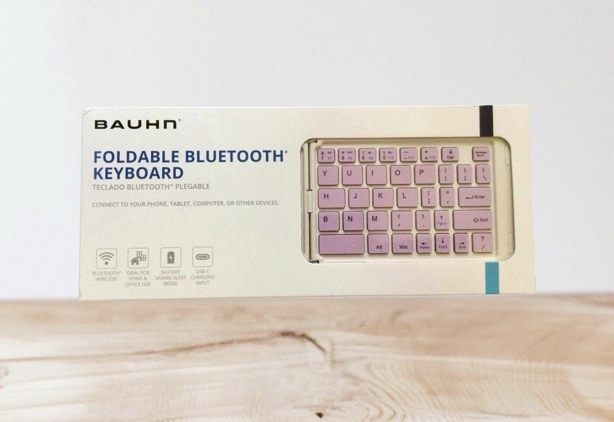 Bauhn Foldable Lightweight Bluetooth Keyboard 