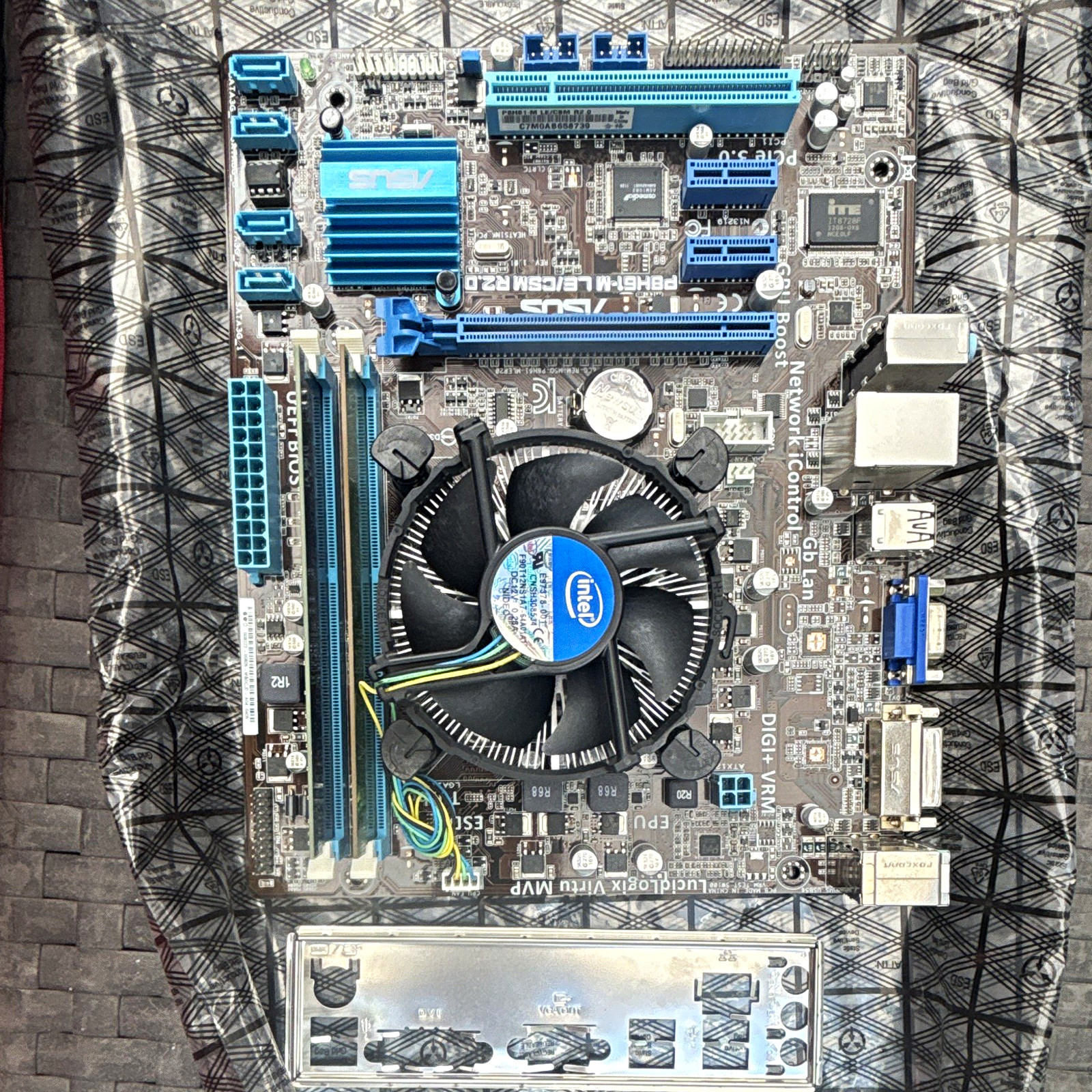 ASUS P8H61-M LE/CSM R2.0 MicroATX LGA1155 DDR3 2DIMM VGA/DVI PCIe