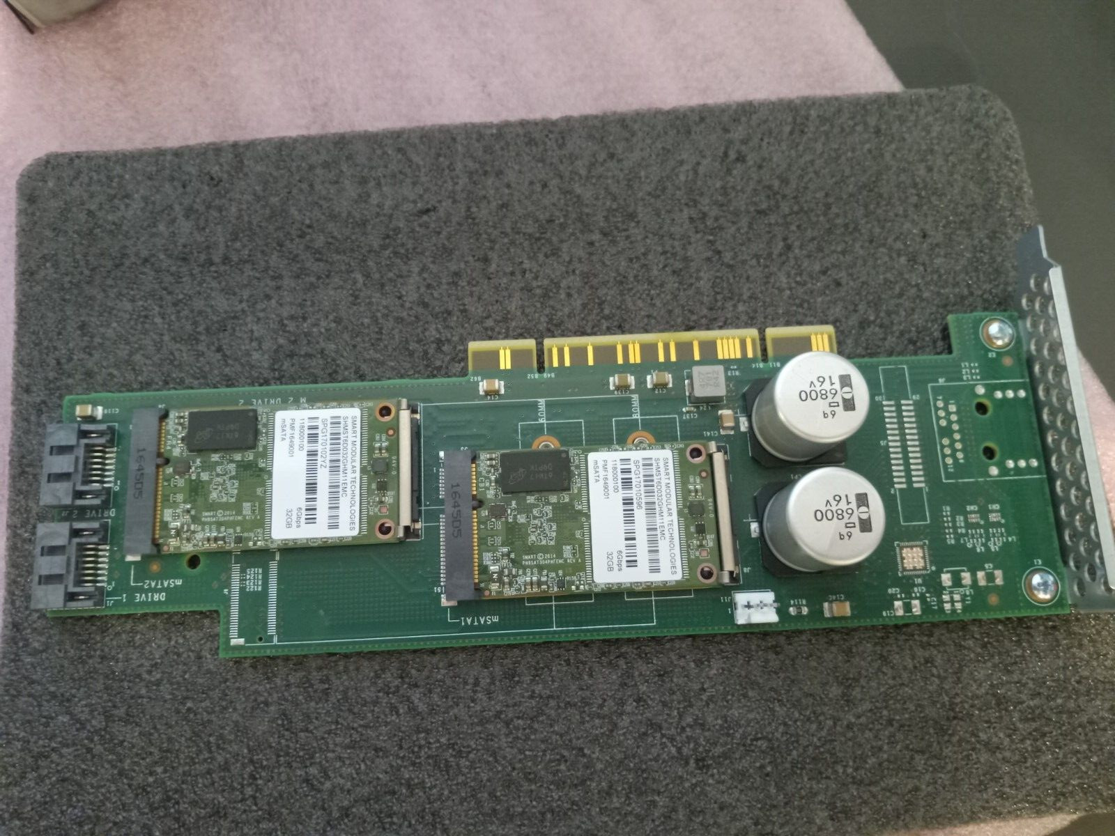EMC Isilon PCB TLA mSATA Carrier SPG170104LM 6GBPS 32GB