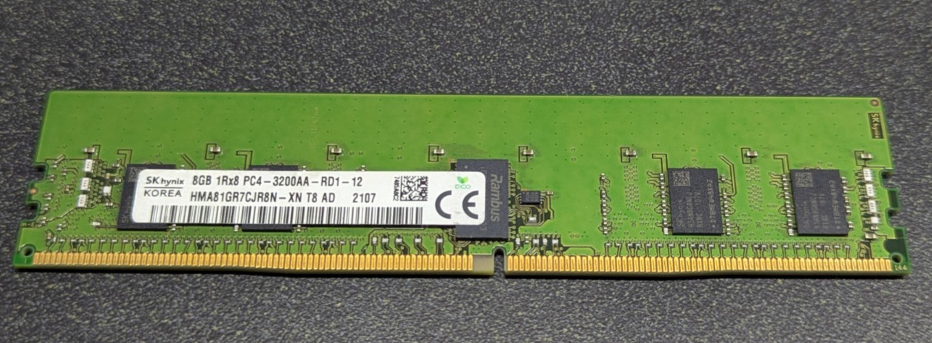 SK Hynix DRR4 RAM 8GB (1x8GB) RAM DDR4 3200MHz PC4-3200AA
