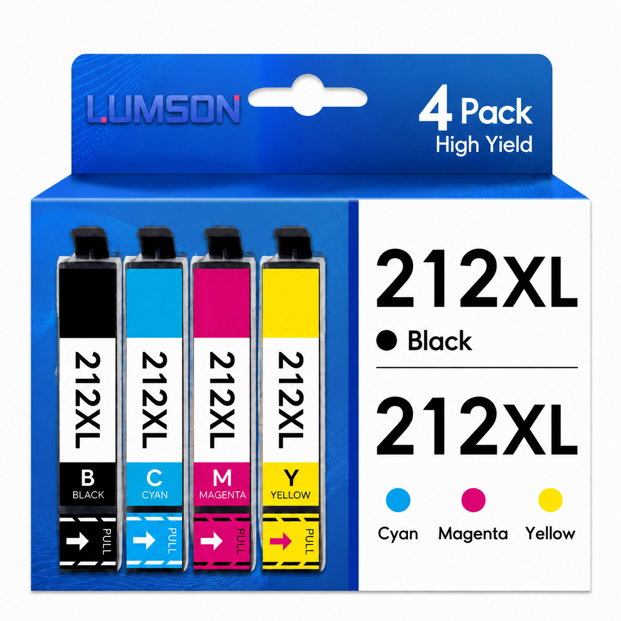 4Pack 212XL Ink for T212XL Expression XP-4100 XP-4105 Color Cartridges