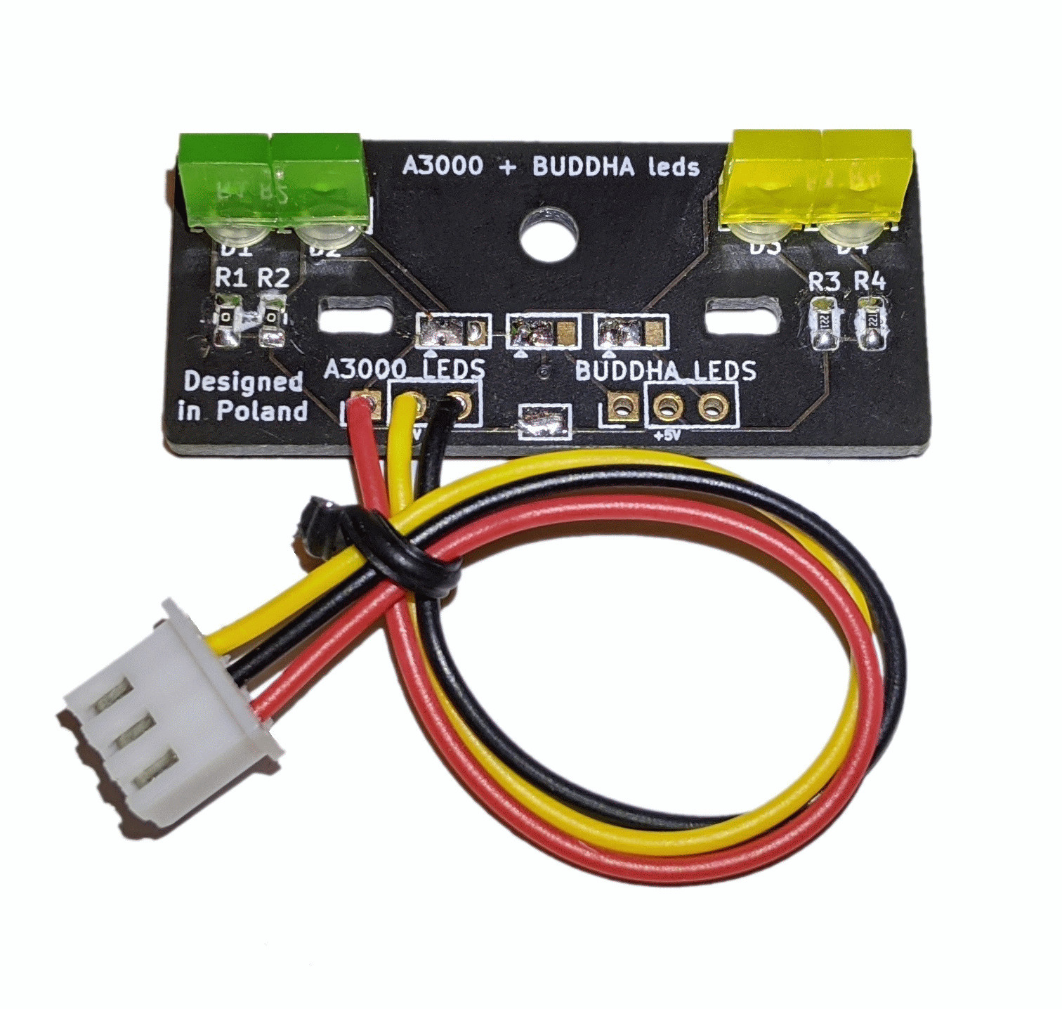 Amiga 3000 Desktop LEDs LED Replacement with Power Cable