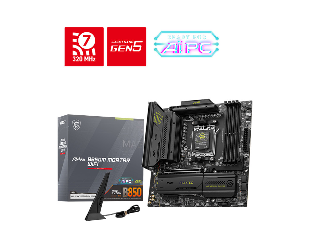 MSI MAG B850M MORTAR WIFI AM5 Motherboard