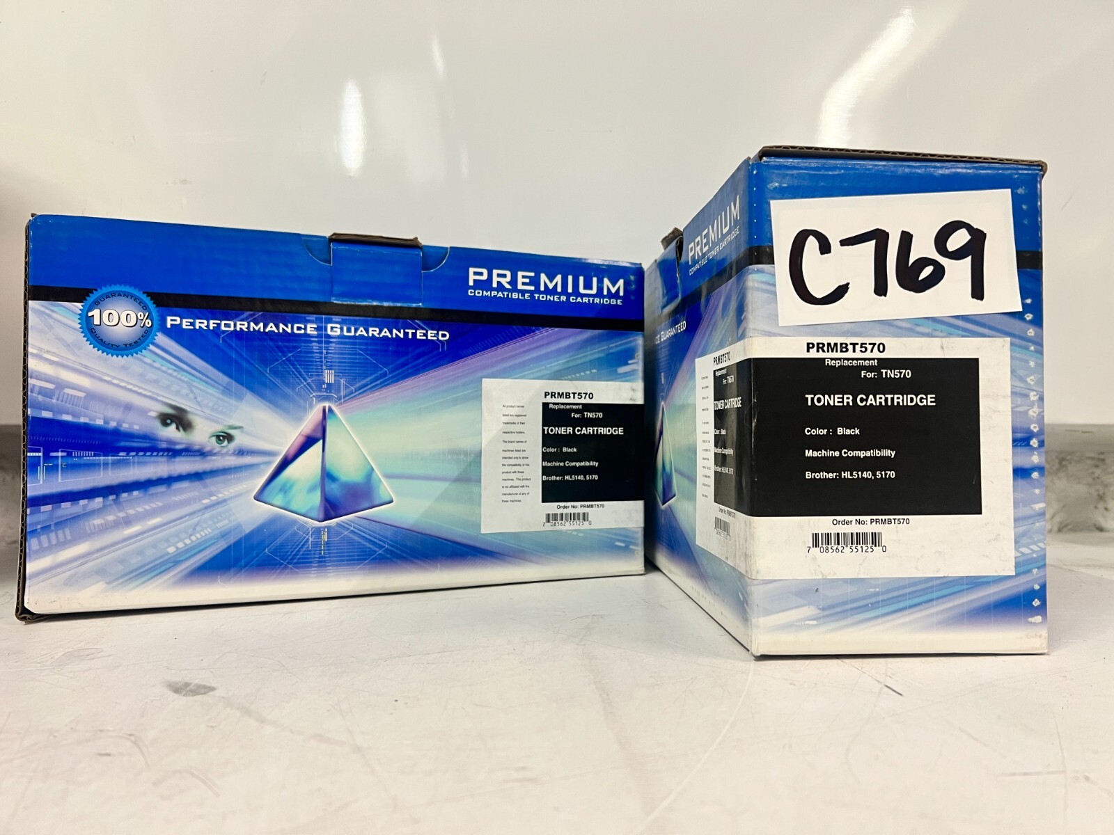 QTY 2 Premium Brother Toner Cartridges for Brother HL5140, 5170 (replaces TN570)