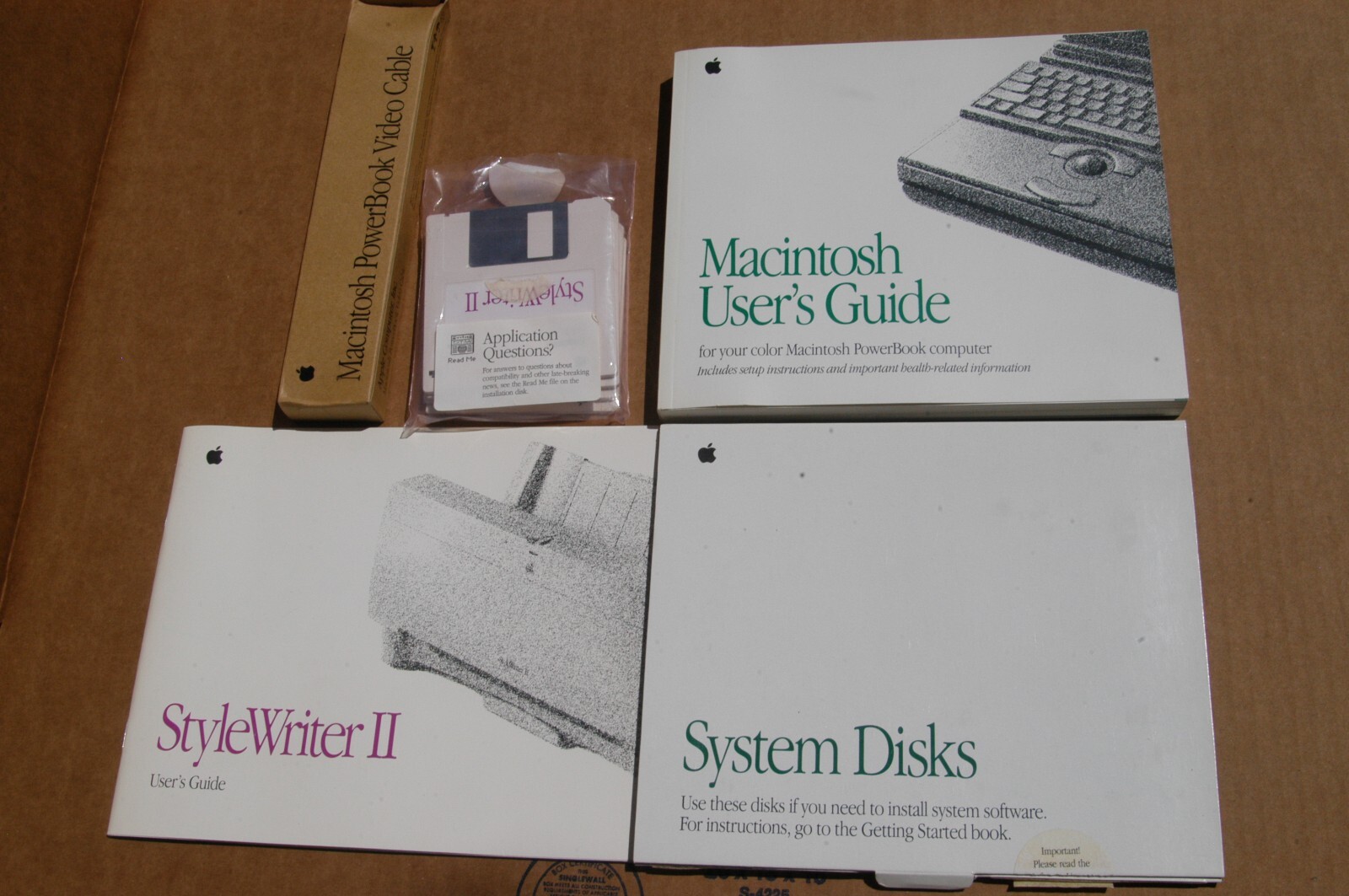 APPLE STILEWRITER ll SOFTWARE Package, new old stock, AS-IS