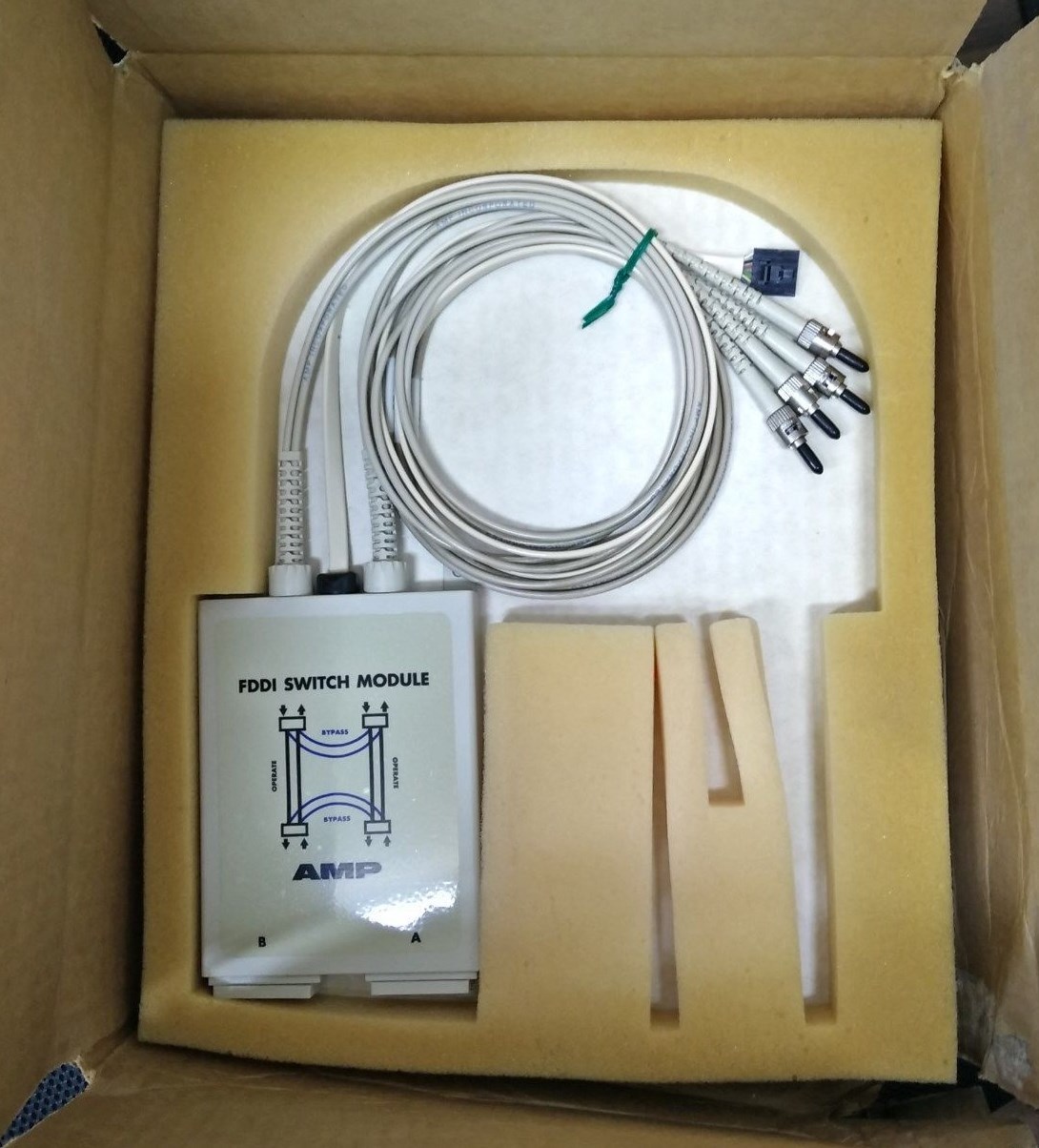 AMP Low Profile FDDI SWITCH Module w/6 POS MTE RECEPTACLE P/N: 99517-1 Rev F NEW